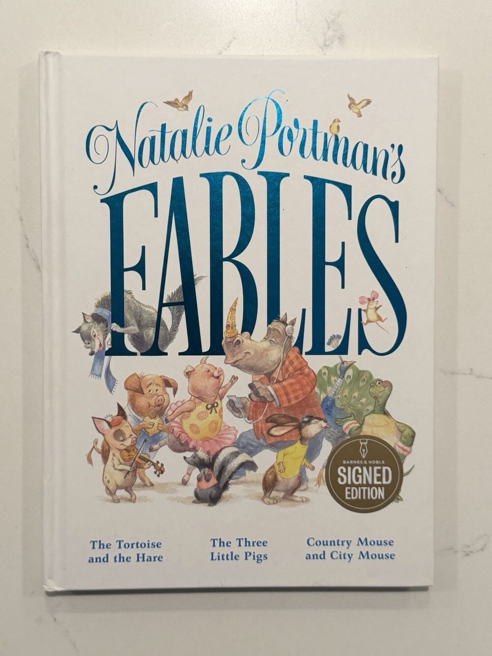 SIGNED Natalie Portman Autographed Bookplate - Natalie Portman's Fables #12